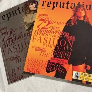 Taylor Swift Reputation Magazine Set Both Volumes 1 and 2 Rep Magazines